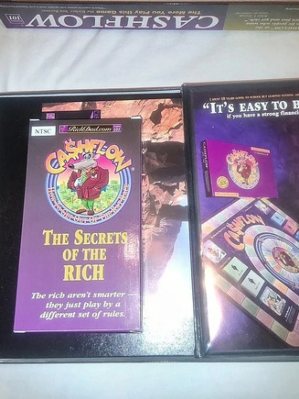 Cashflow 101 Board Game Purple Like New